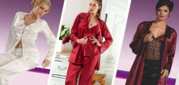 Bakımlı Kadınlar İçin Saten Pijama Takımları